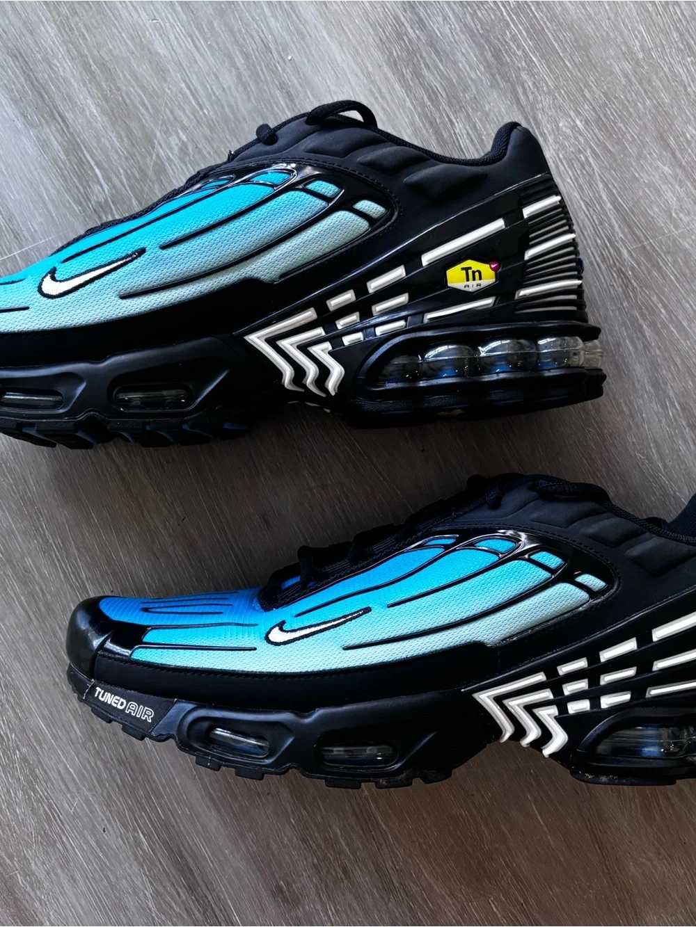Nike Men's Air Max Plus TN Athletic Shoes - Bright Blue/Black